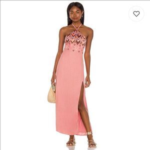 House of Harlow 1960 Marlena Embroidered Maxi